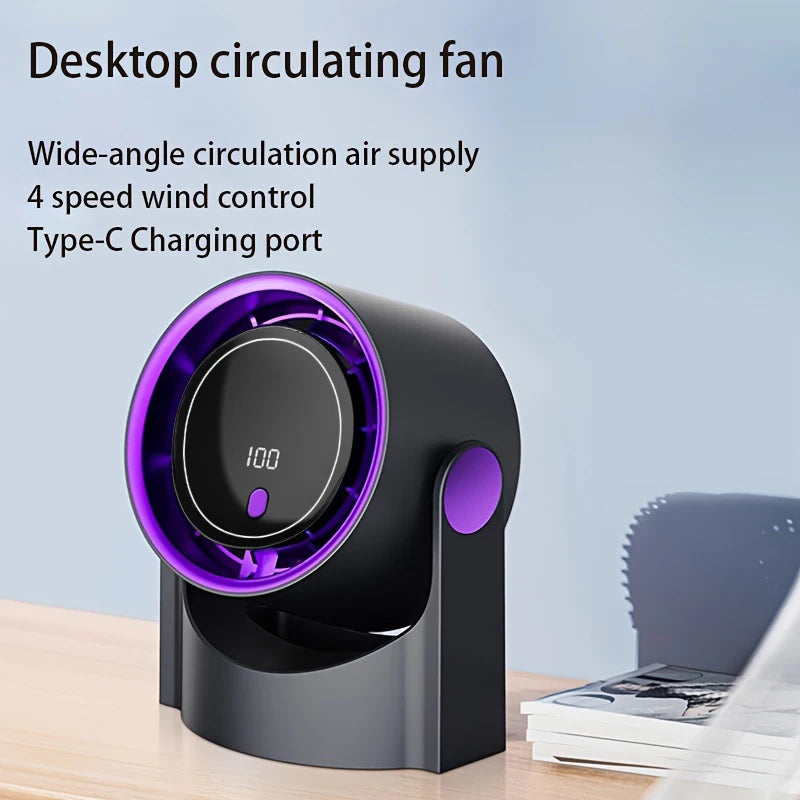 Ventilateur Portable Rechargeable 100 Vitesses