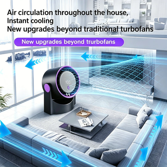Ventilateur Portable Rechargeable 100 Vitesses