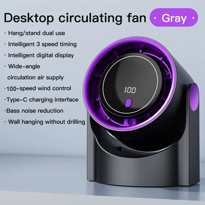Ventilateur Portable Rechargeable 100 Vitesses